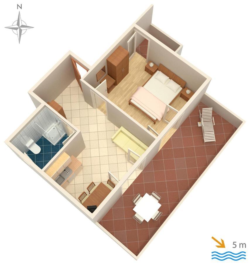 Apartments By The Sea Mandre, Pag - 4093 Kolan Exterior photo